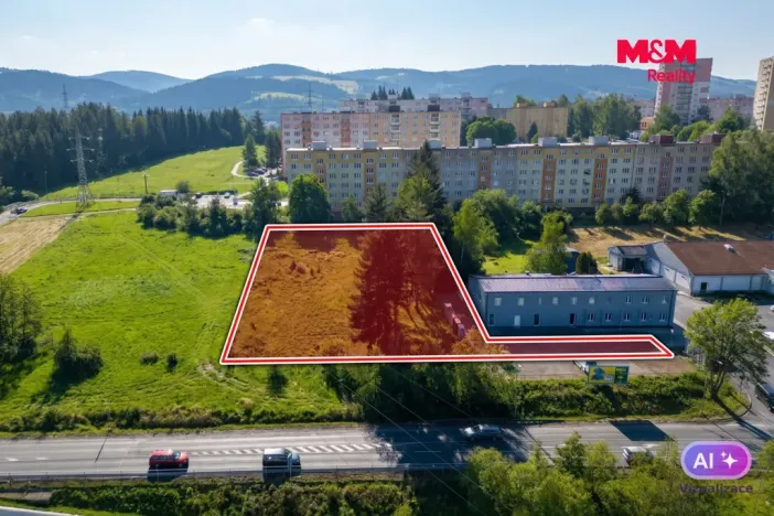 Prodej komerčního pozemku, Sokolov, Karla Havlíčka Borovského, 2821 m2