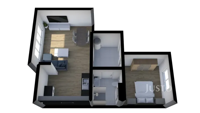 Pronájem bytu 2+kk, Praha, Kounická, 47 m2