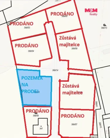 Prodej pozemku pro bydlení, Račice, 986 m2