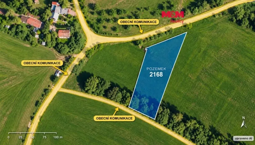 Prodej pozemku, Rudimov, 1739 m2
