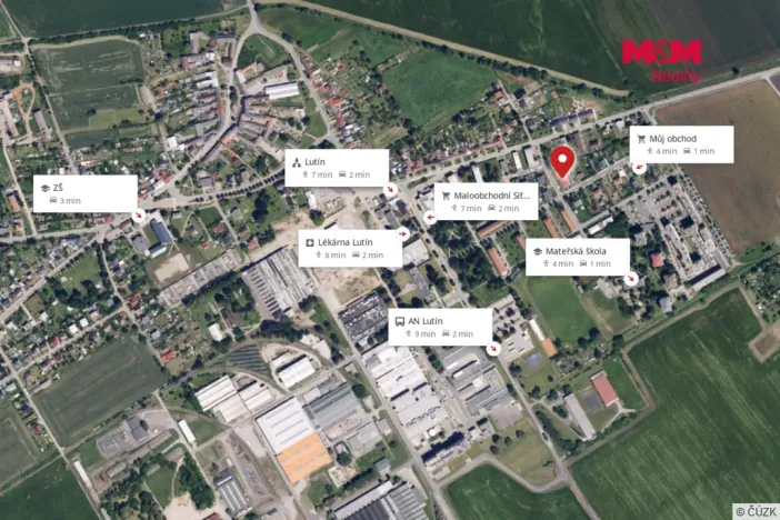 Prodej bytu 2+1, Lutín, Růžová, 68 m2