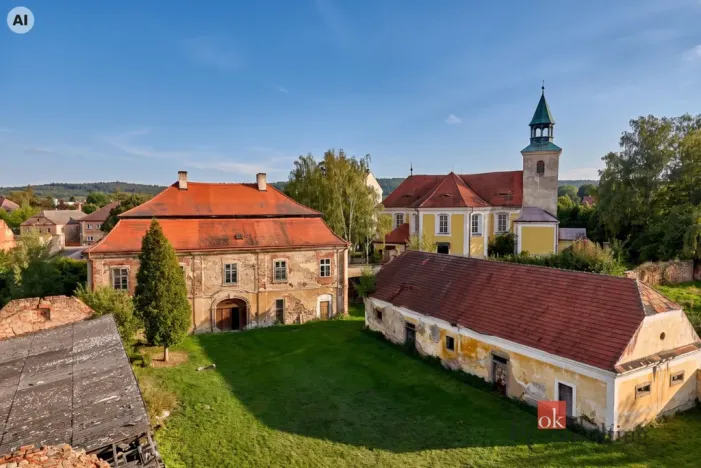 Prodej historického objektu, Jesenice, Plzeňská, 430 m2