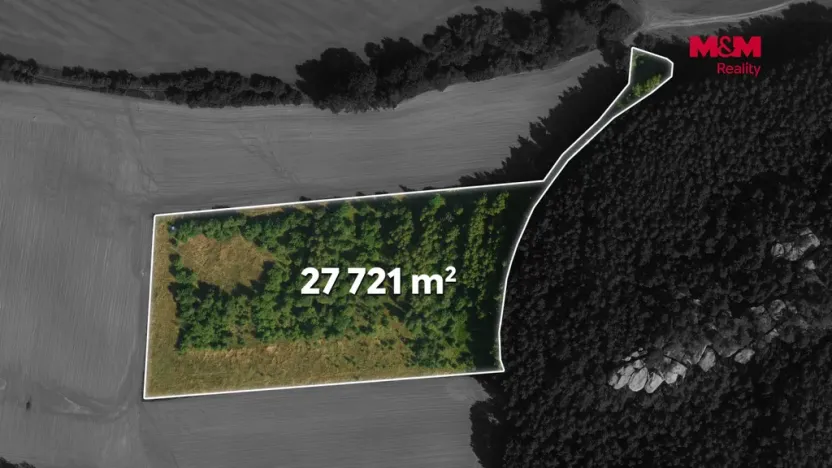 Prodej pole, Blíževedly - Hvězda, 38582 m2