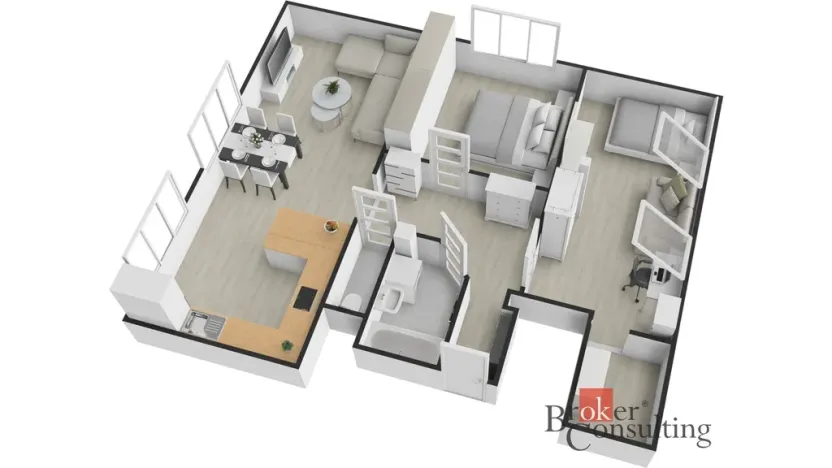 Prodej bytu 3+kk, Nová Ves, 75 m2