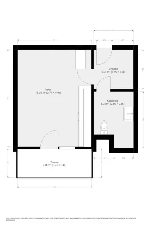 Pronájem bytu 1+kk, Brno - Trnitá, Křenová, 40 m2