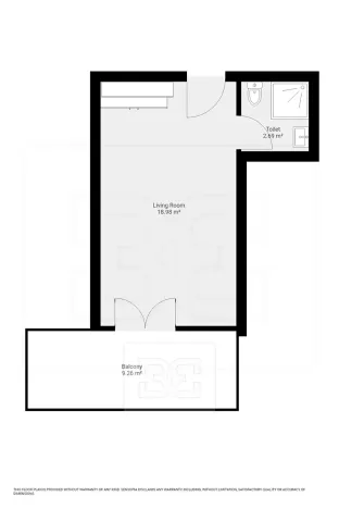 Pronájem bytu 1+kk, Praha - Hodkovičky, Havlovického, 22 m2