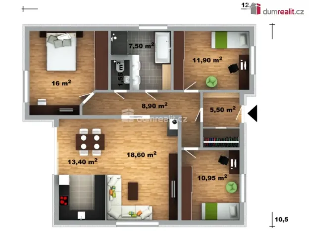 Prodej rodinného domu, Popovice, 115 m2