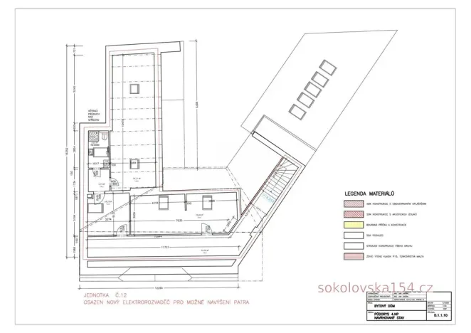 Prodej bytu 3+kk, Praha - Libeň, Sokolovská, 111 m2
