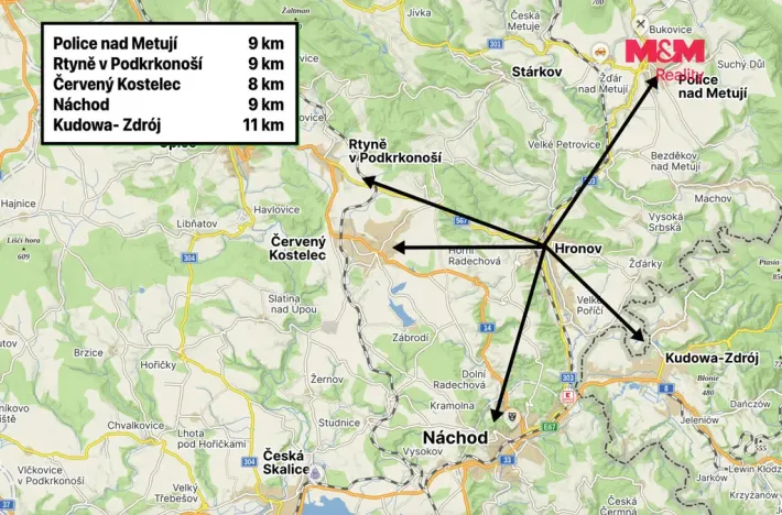 Prodej bytu 3+1, Hronov, Jiráskova, 73 m2