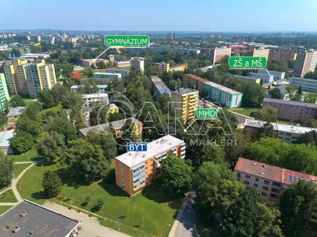 Prodej bytu 2+1, Ostrava - Zábřeh, Volgogradská, 53 m2
