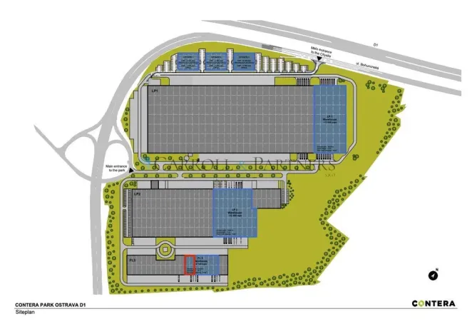 Pronájem skladu, Ostrava - Hrušov, Žižkova, 1200 m2