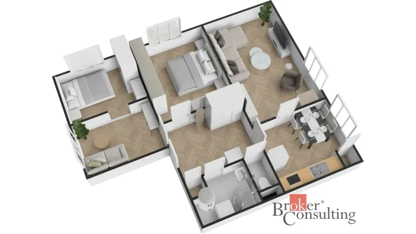 Prodej bytu 4+1, Nová Ves, 70 m2