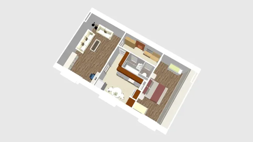 Prodej bytu 2+1, Kuřim, Na Královkách, 55 m2