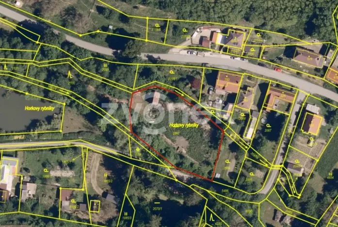 Prodej rybníku, Halenkovice, 2136 m2