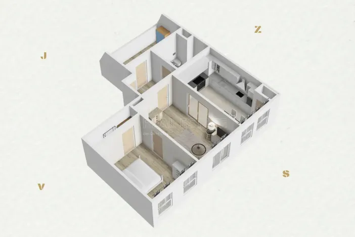 Prodej bytu 3+1, Ostrov, Nádražní, 89 m2