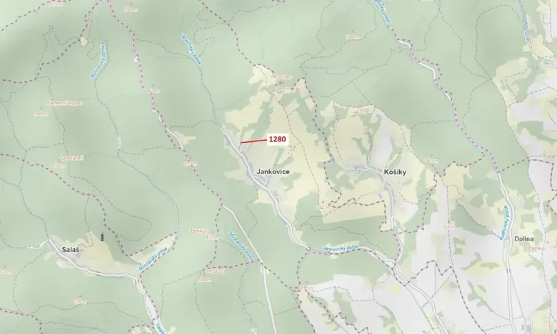 Dražba pozemku, 461 m², Jankovice