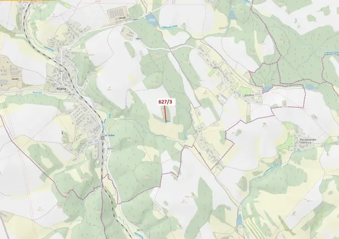 Dražba lesa, Rožná, 594 m2