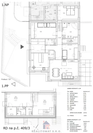 Prodej rodinného domu, Praha - Komořany, Pod lesem, 325 m2