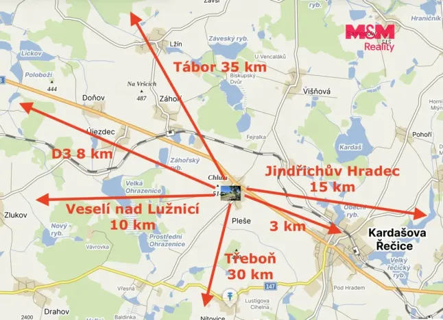 Prodej pozemku pro bydlení, Pleše, 461 m2