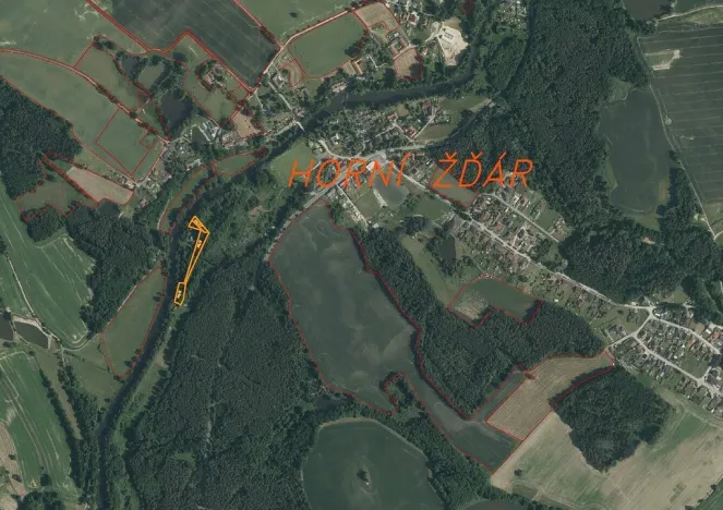 Prodej pozemku, Jindřichův Hradec - Horní Žďár, 3180 m2