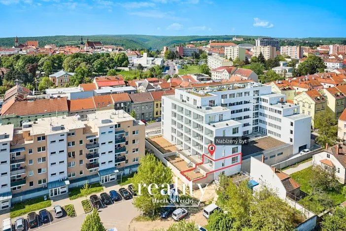 Pronájem bytu 2+kk, Znojmo, Jarošova, 44 m2