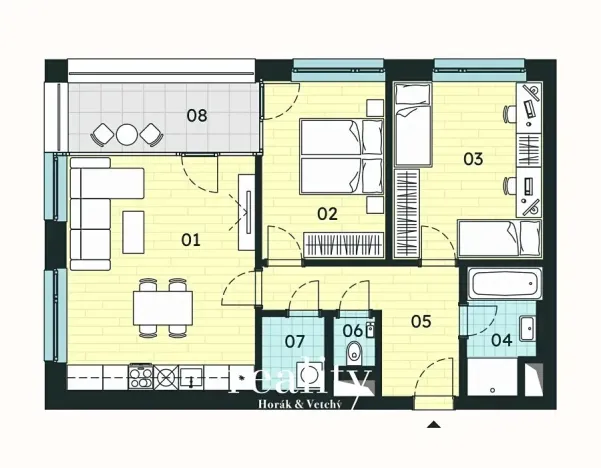 Prodej bytu 3+kk, Znojmo, 70 m2