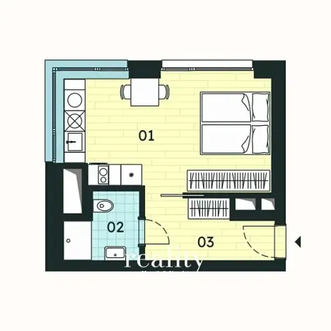 Prodej bytu 1+kk, Znojmo, 29 m2