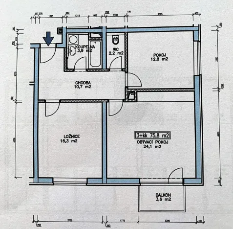 Prodej bytu 3+kk, Hostivice, Ječná, 70 m2