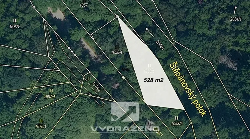 Prodej pole, Soutice, 528 m2