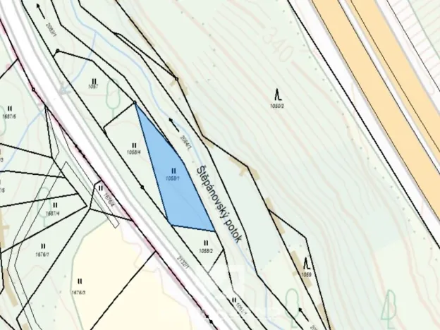 Prodej pole, Soutice, 528 m2