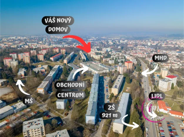 Pronájem bytu 3+1, Jihlava, Březinova, 72 m2
