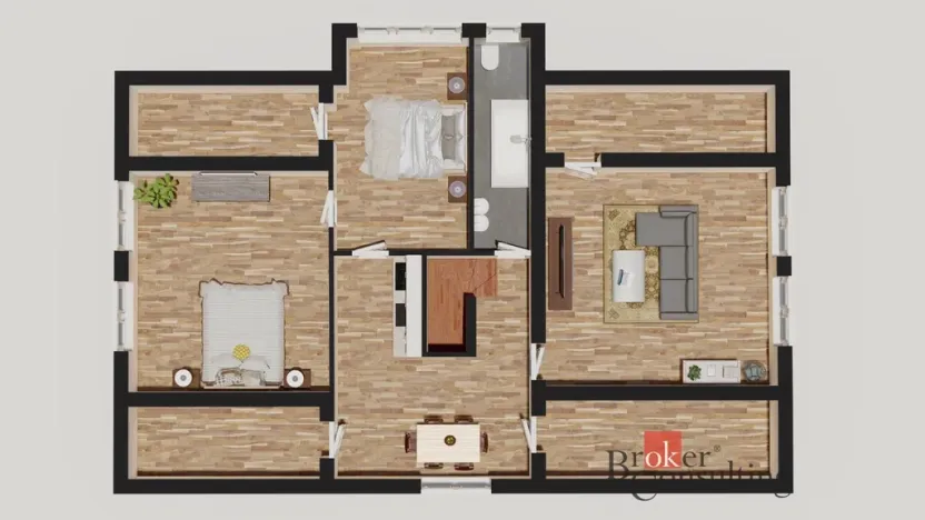 Prodej bytu 4+1, Vrbno pod Pradědem, Sklárenská, 143 m2