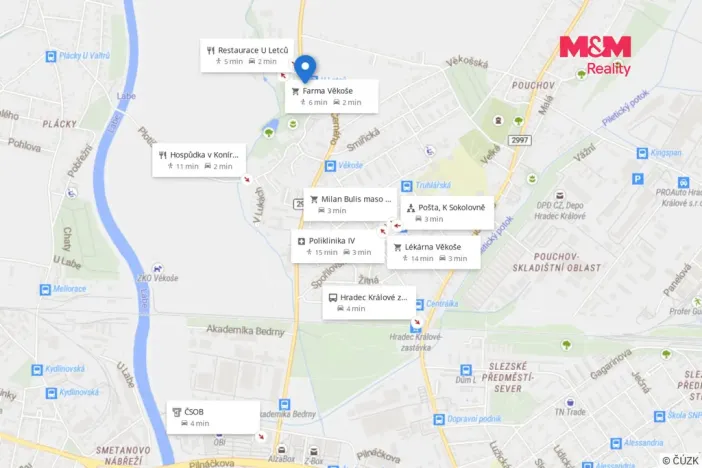 Prodej zahrady, Hradec Králové, 275 m2