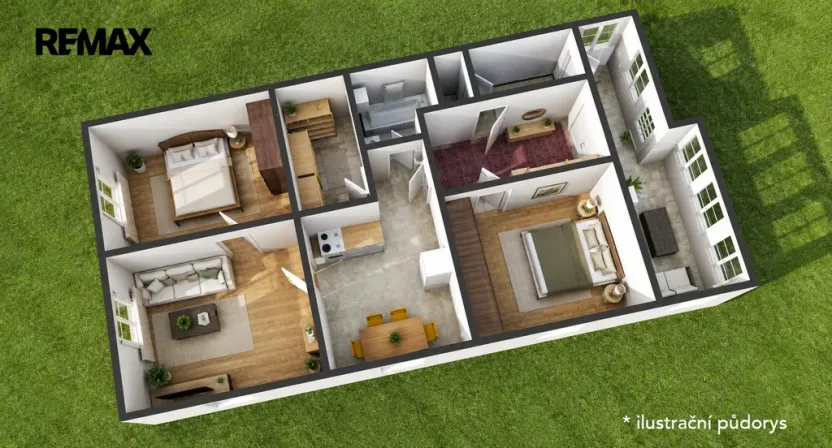 Prodej rodinného domu, Uničov, Litovelská, 90 m2