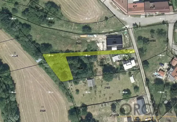 Prodej pozemku, 268 m², Prostějovičky