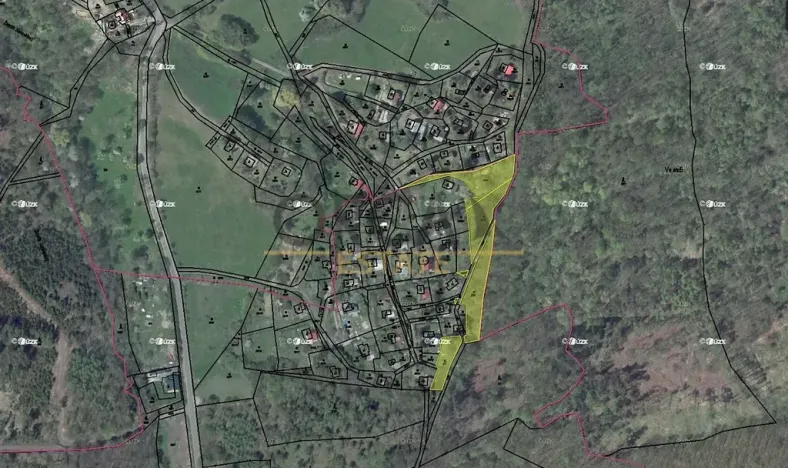 Prodej pozemku, 4510 m², Třebívlice