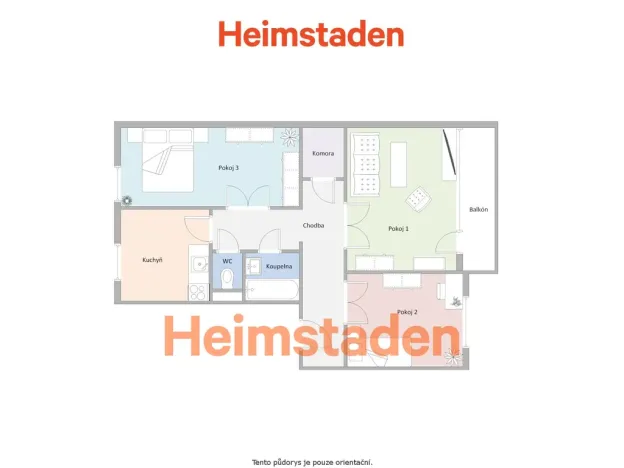 Pronájem bytu 3+1, Horní Suchá, Stavební, 75 m2