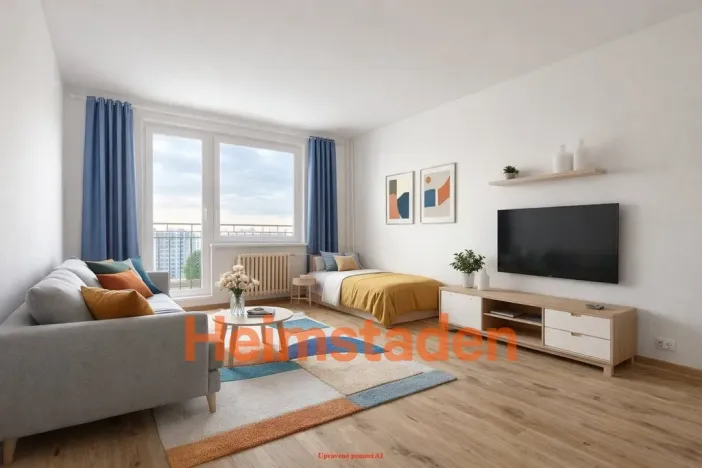 Pronájem bytu 1+kk, 28 m², Okružní, Orlová-Lutyně, Orlová - Lutyně