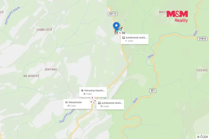 Prodej pozemku pro bydlení, Osečnice - Lomy, 2382 m2