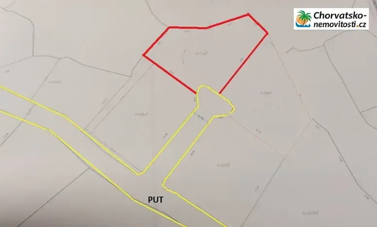 Prodej lesa, Novalja, Chorvatsko, 710 m2