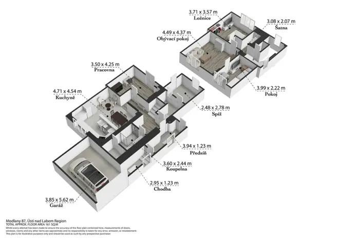 Prodej rodinného domu, Modlany, 108 m2