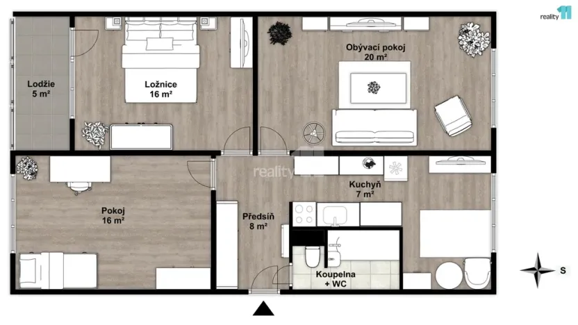 Prodej bytu 3+1, Chodov, Čs. odbojářů, 87 m2