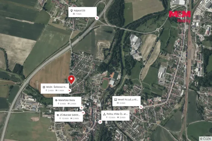 Prodej rodinného domu, Veselí nad Lužnicí - Veselí nad Lužnicí I, Weisova, 95 m2