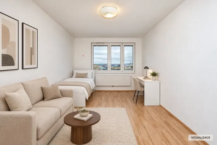 Prodej bytu 1+kk, Praha - Vysočany, Freyova, 33 m2