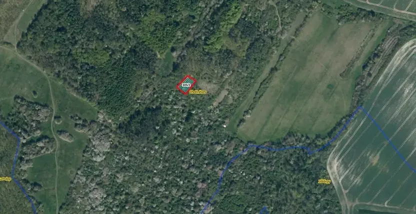 Prodej louky, Chotiněves, 868 m2