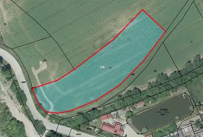 Prodej pole, 3565 m², Chlumčany
