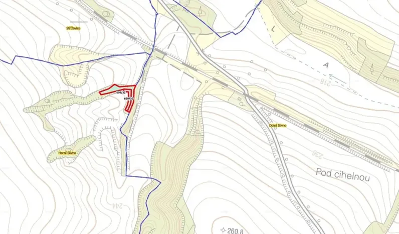 Prodej podílu pozemku, Horní Slivno, 1117 m2