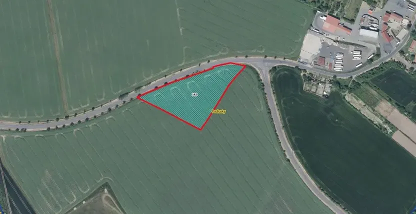 Prodej pozemku, 14559 m², Roudnice nad Labem, Podlusky