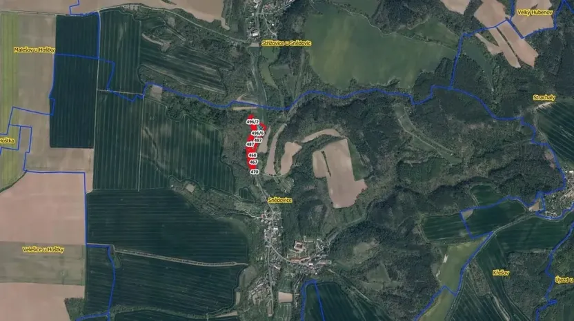 Prodej zahrady, Snědovice, 17989 m2