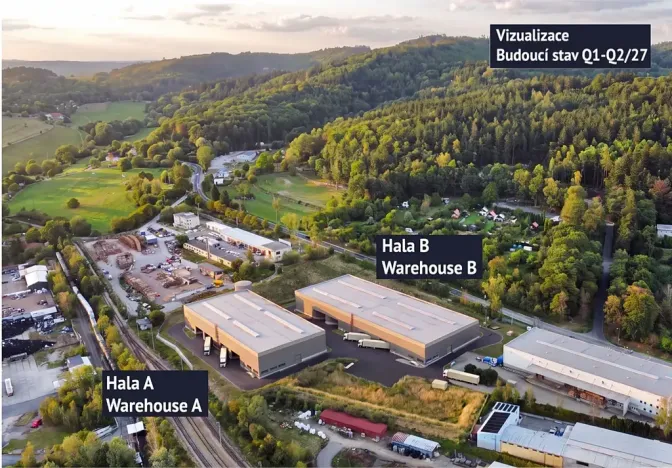 Pronájem skladu, Písek, 3000 m2